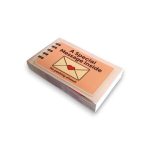 Special Message Reveal Flipbook (6-in-1): Pregnancy reveal gift for husband